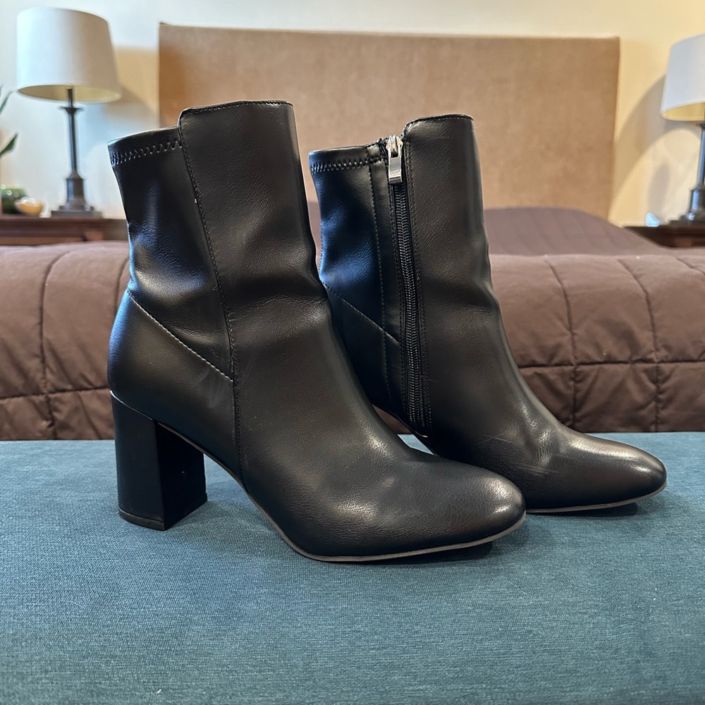 MIA Black Ankle Bootie Size 9